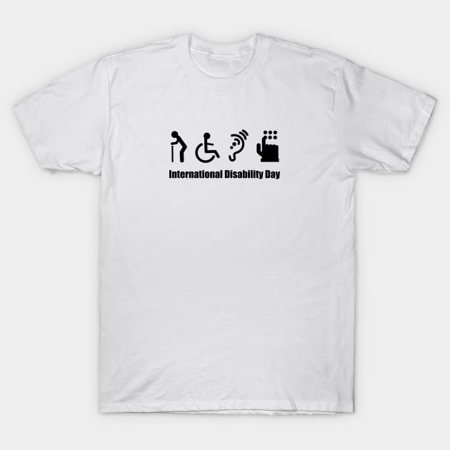 Disability day T-Shirt by Sefiyan